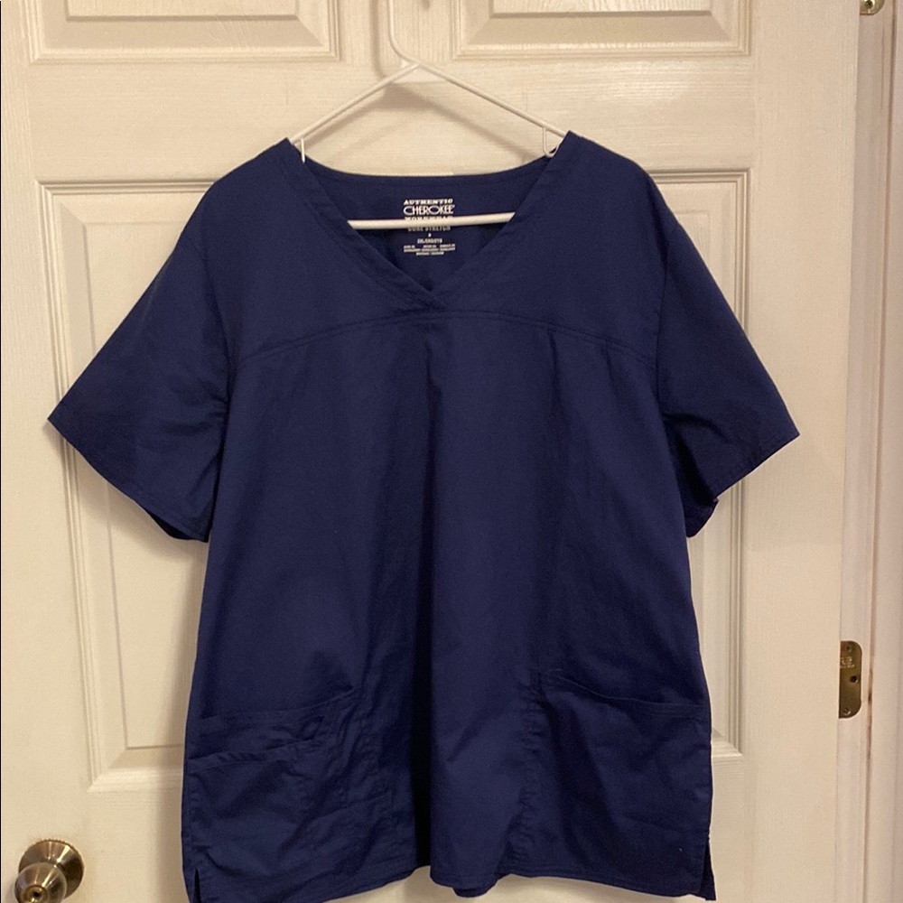 Cherokee Women's Navy Top 2x